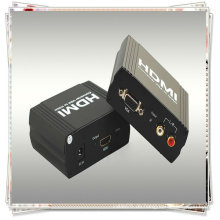 VGA + R / L TO HDMI Konverter (ermöglicht ein VGA + R / L Gerät leicht in einen HDMI1.1 Monitor oder Projektor umgewandelt werden)